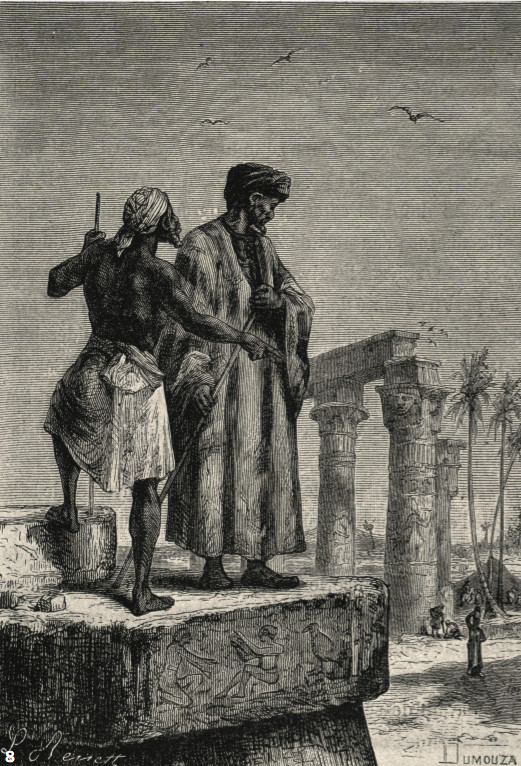 《Ibn Battuta游记》木刻插图，1878
