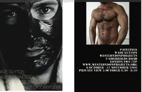 左：基顿2007苏黎世 Francesca Pia画廊展览海报。
右：基顿2006West London Projects展览海报。
