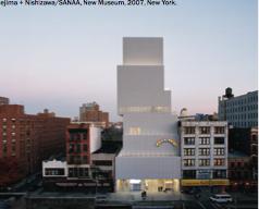 Kazuyo Sejima和Ryue Nishizawa/SANAA设计的新博物馆、2007、纽约。