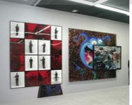 《谁害怕贾斯伯•琼斯？》展览现场、纽约Tony Shafrazi 画廊、2008。