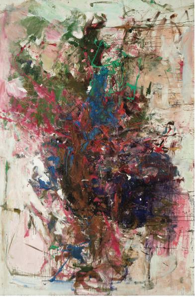 琼•米切尔、《Grandes Carrières》、1961-62、布上油画、 302×200厘米。
&nbsp;