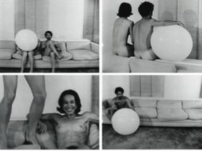 伊芳•芮娜、《三人舞》、1968、16毫米黑白影片13分钟剧照、13分钟。