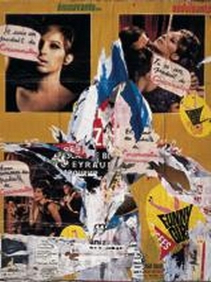 雅克•维勒特莱、《圣堂泡泡》、1969、装裱破损海报、155×116厘米。