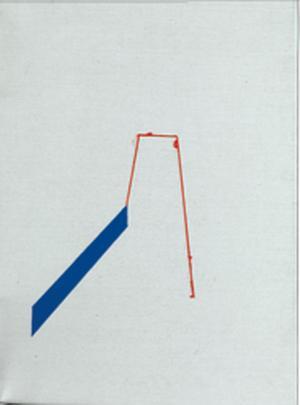 理查德•奥尔德里奇、《无题》、2006 、布上油画、蜡笔画、42×31厘米。
