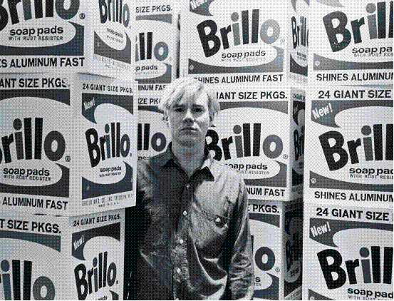 安迪•沃霍尔和他的布里洛盒子、Stable画廊、纽约、1964年4月21日。
