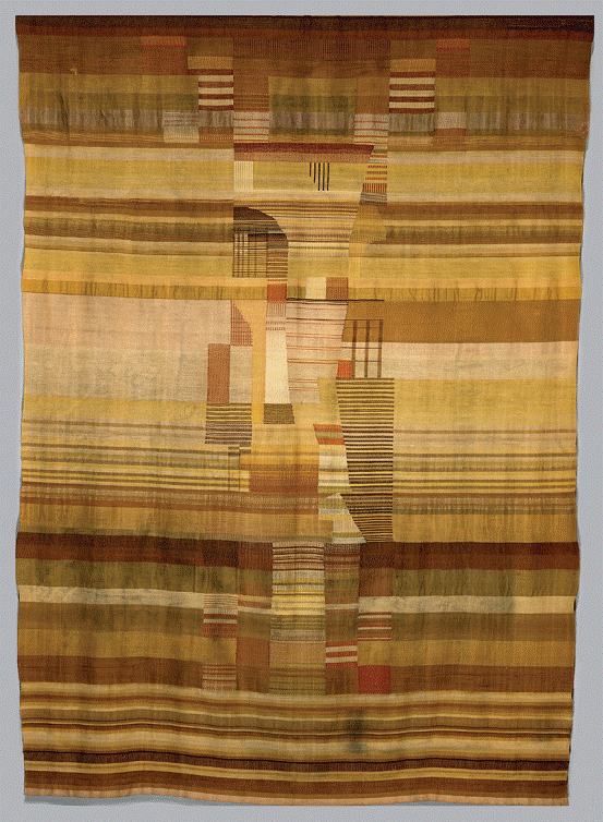 Gunta Stölzl、《挂毯》、1922-23、棉羊毛麻、256×188cm。