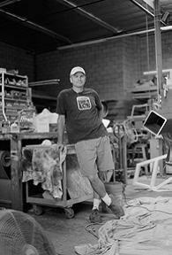 威立德•贝西蒂、《制造者》（JD）、洛杉矶、加州、2008年7月19、黑白摄影、76 x 51厘米。