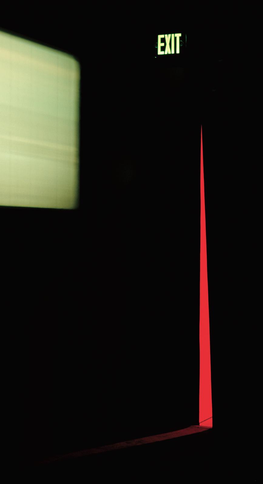 詹妮弗•博兰德，《出口处的三角形》，2010，彩色喷印，178 x95cm