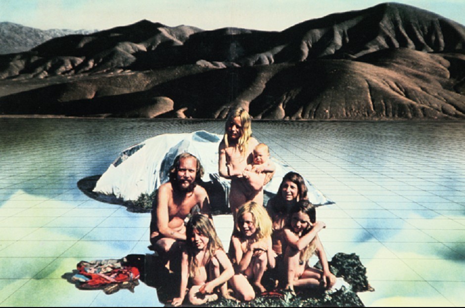 Superstudio，《野营》，1972／1973年，醋酸质相片，76 x 63厘米。选自“基本行动”系列，1972－73年。