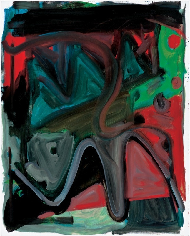 乔什•史密斯，《无题》，2007年，布面油画，152cm x 121.9cm。