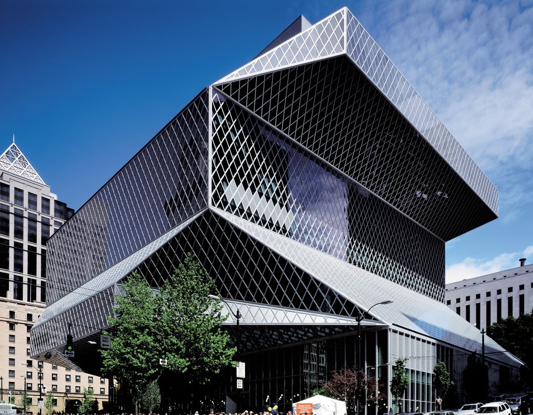 大都会建筑事务所，西雅图中央图书馆，1999-2004，西雅图。