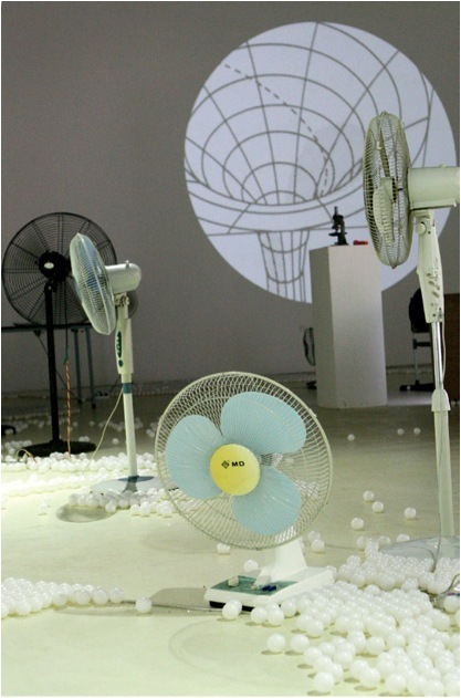 “图案－遭遇－漩涡：未知博物馆” 展览现场，2011，北京空间站。
