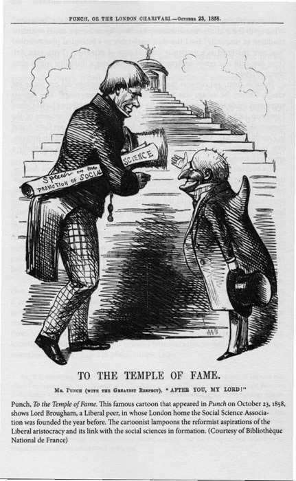 选自伊曼努尔·沃勒斯坦的《现代世界体系之四：温和自由主义的胜利，1789-1914》(加利福尼亚大学出版社，2011). 复制于《Punch》杂志的一副卡通作品（1858年10月23日）.
