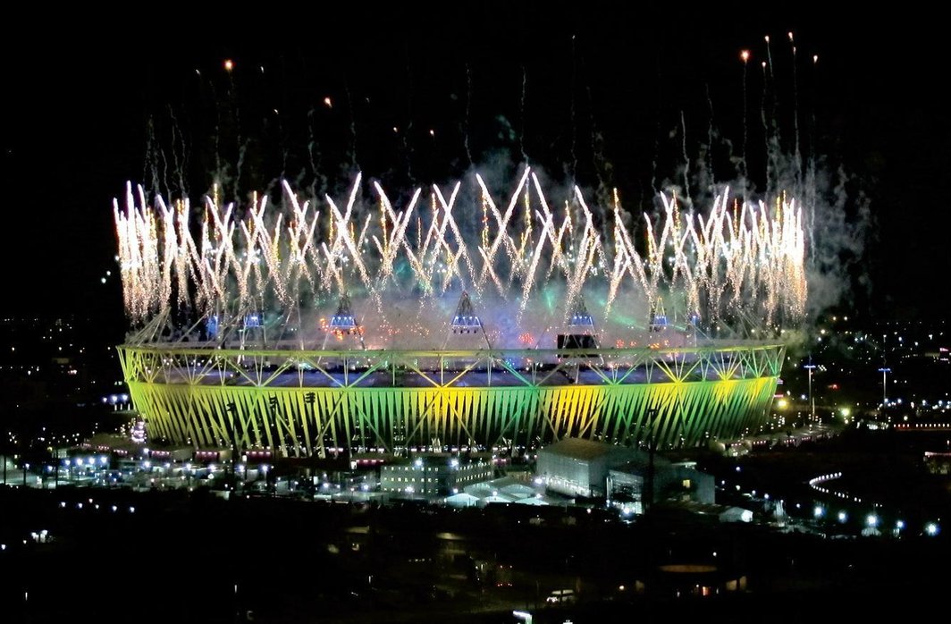 2012奥运会闭幕，奥体中心，伦敦，2012年8月。