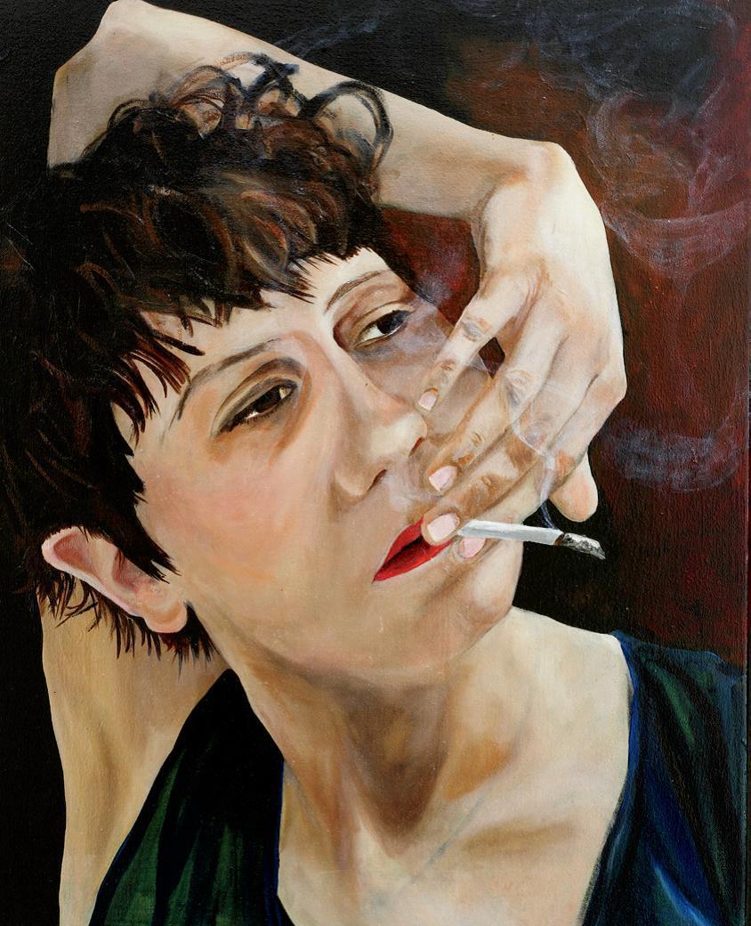 亚娜•尤勒、《未命名》、2008、布上油画、255⁄8 x 235⁄8".