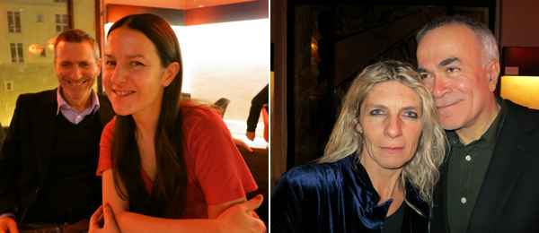 左：经纪人Helena Papadopoulos。右：Deste基金会的Nadja Argyropoulou和Tzirtzilakis。
