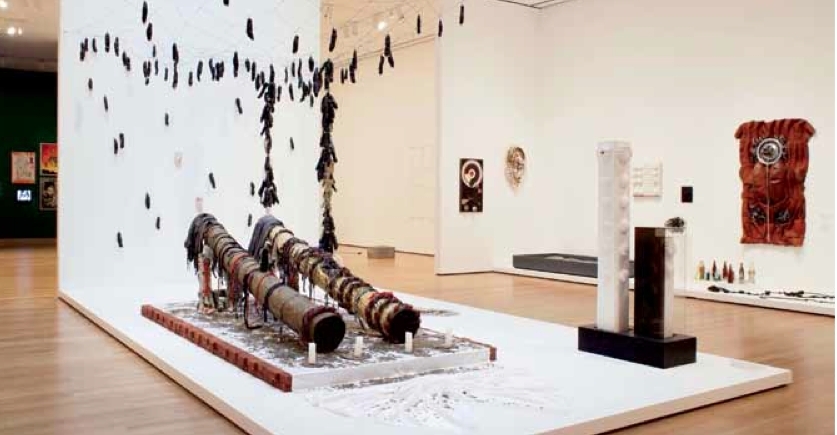 “东京1955－1970：一种新前卫”展览现场，2012－13，现代艺术博物馆，纽约。摄影：Thomas Griesel。