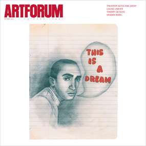 封面：哈桑・汗，《这是一场梦》（局部），2013年，笔记本纸上铅笔，委托自商业艺术家，8 1/2 x 6 1/2"。