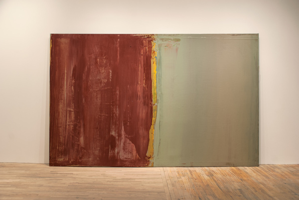 刁德谦（David Diao）, 《1971-A》, 1971, 布面丙烯, 7' 6" x 12’英寸。