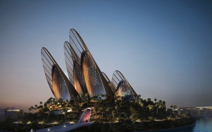 Foster + Partners，扎耶德国家博物馆，预计2016年完工，阿布扎比，建筑效果图.