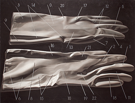张培力，《 X？》，1986，布面油画，55 7/8 × 63". 选自“ X？”系列，1986–87.