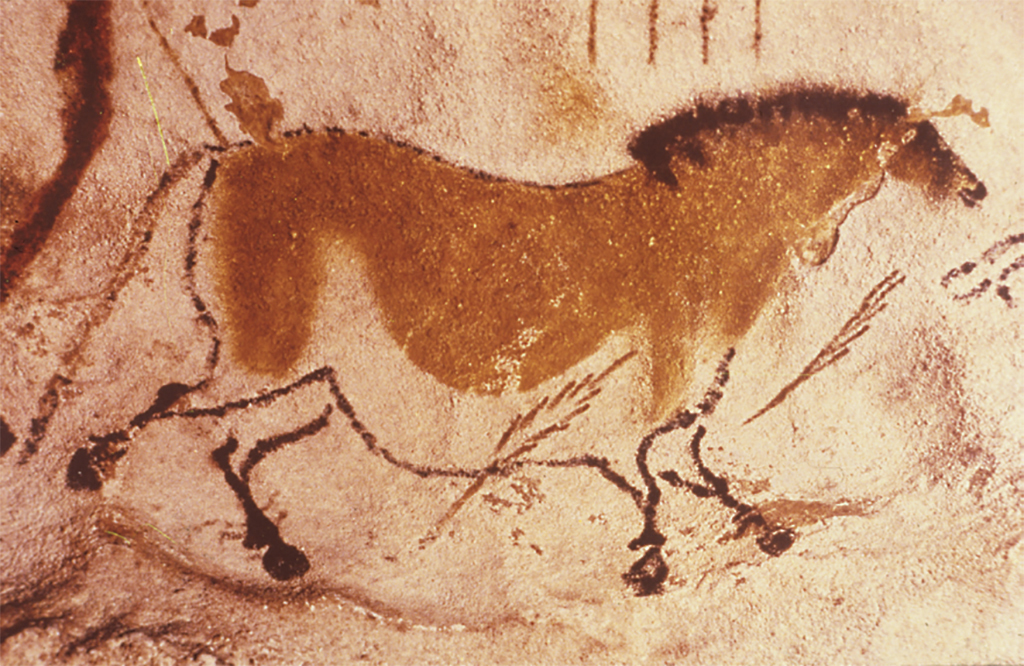 洞穴壁画，公元前17000年，拉斯科，蒙蒂尼亚克，法国. 