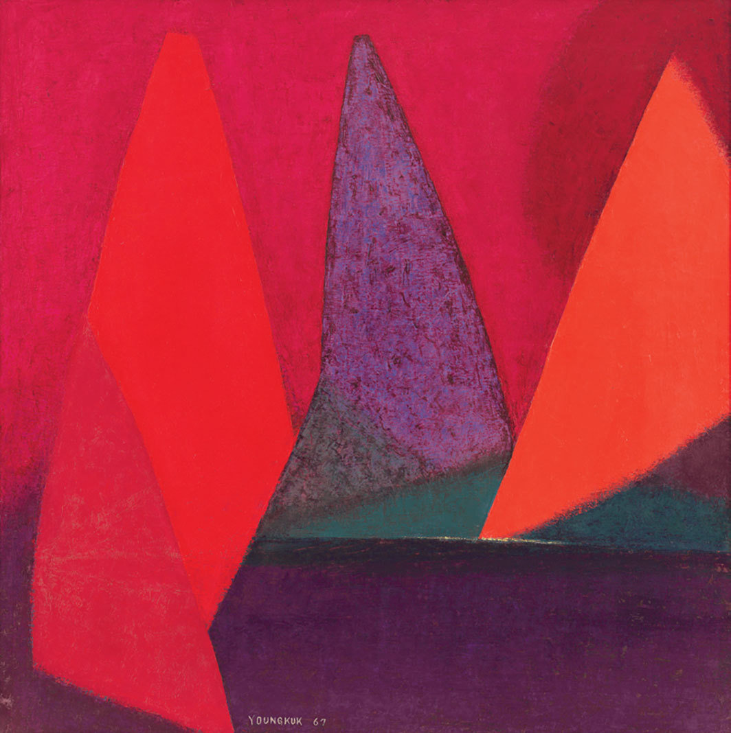 刘永国，《作品》，1967，布面油画，51 1⁄8 × 51 5⁄8".