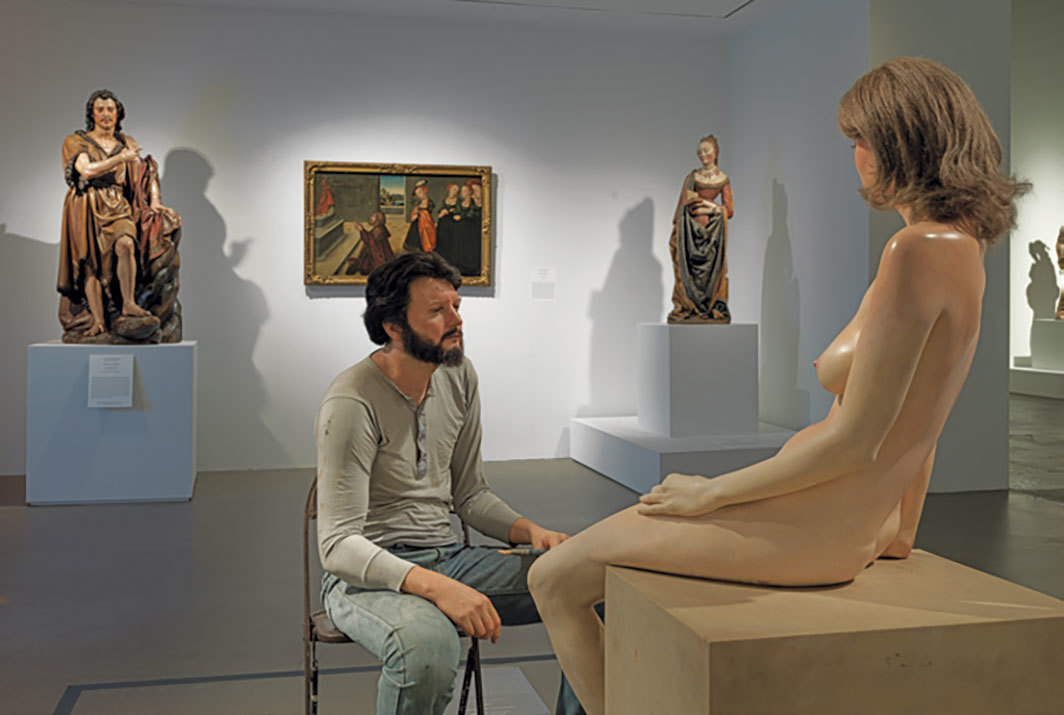 “栩栩如生：雕塑、色彩以及身体（1300年至今）”展览现场，2018.