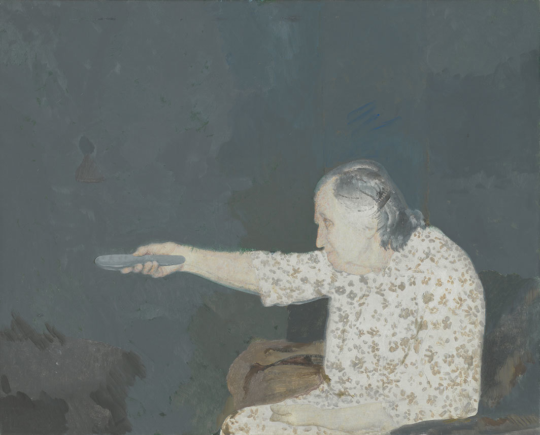 艾迪·希拉，《母亲》，2000，布面丙烯，32 1⁄4 × 40".