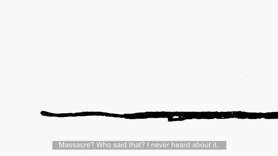 克拉拉·伊恩尼，《自由形式》，2013，高清录像，黑白有声，时长7分14秒.
