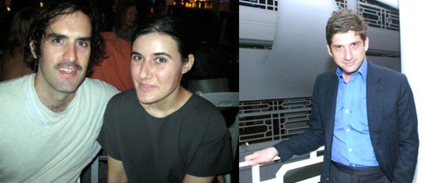 左图：艺术家Jim Drain和Naomi Fisher。(Photo: Linda Yablonsky) 右图：艺术顾问Mark Fletcher. (Photo: David Velasco)