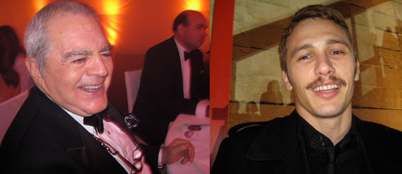左图：收藏家Irving Blum。 右图：演员James Franco。 (Photos: Linda Yablonsky)&nbsp;