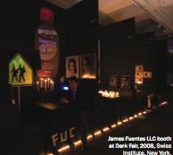 黑暗博览会James Fuentes LLC展位、2008、纽约瑞士学院。