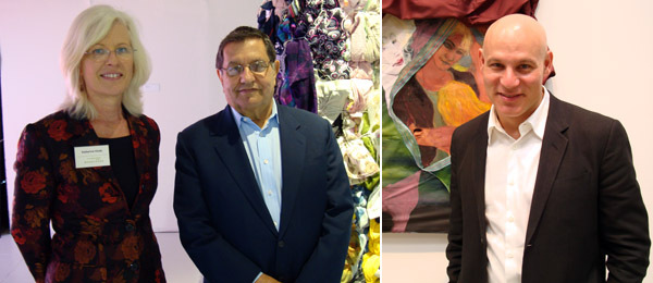 左图: Margulies 收藏策展人Katherine Hinds和Martin Z. Margulies。右图: 收藏家Craig Robins。
