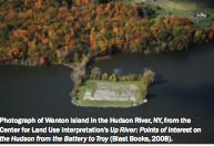 纽约哈德逊河万登岛图片，来自土地使用阐释中心的《沿河而上－从巴特里到特洛伊的哈德逊河趣处》（Blast Books, 2008）