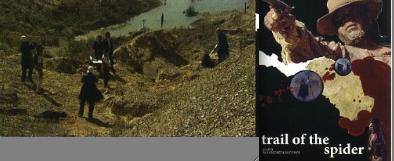 Anja Kirschner和David Panos、《蜘蛛的痕迹》、2008、彩色录象剧照和海报、53分40秒。