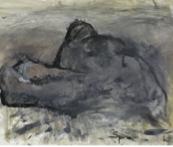 南希•斯佩罗、《情人之四》、1960、纸上水粉与油墨、44×56厘米。
