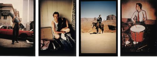马丁•基彭贝尔格、《如果你无法对待自由，试试看能从女人那得到多少I》（局部）、1984、 十张彩色照片中的四张，每张50×21厘米。