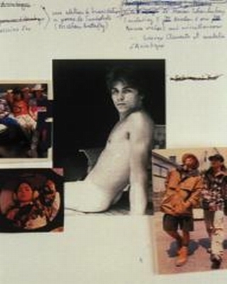 理查德•霍金斯、《法国名号》、1996 、纸上综合媒质、28×22厘米。