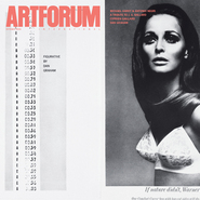 Dan Graham, Figurative (detail), 1965, printed matter, magazine layout published in Harper’s Bazaar (March 1968) and Scheme for Magazine Page ‘Advertisement,’ two parts, 24 x 24 1⁄2&#8220; and 22 x 15&#8221;.