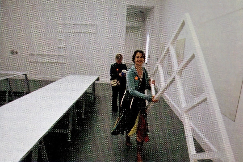Sol Lewitt 《墙面结构》（Wall Structure）, 1972, 复制品，Superflex, 荷兰爱因霍分Van Abbemuseum博物馆, 2010.