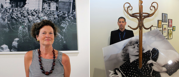 左: 艺术经纪人Chantal Crousel； 右: 交易人Casey Kaplan。