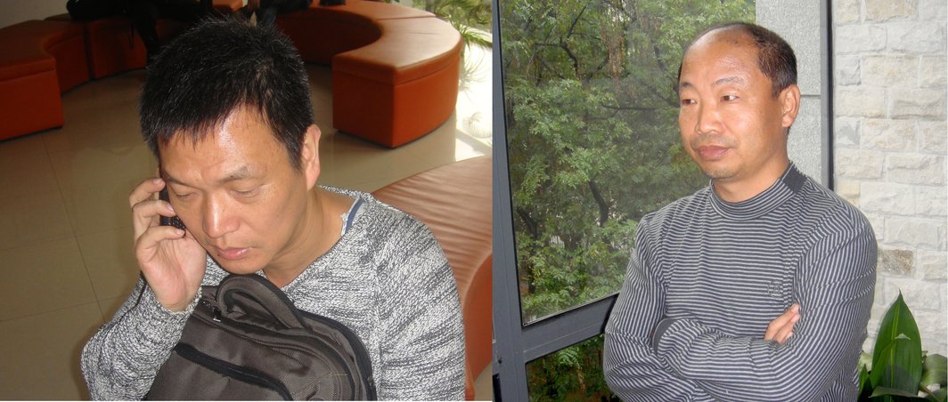 左图：CIFF主席张献民。右图：导演王清仁。