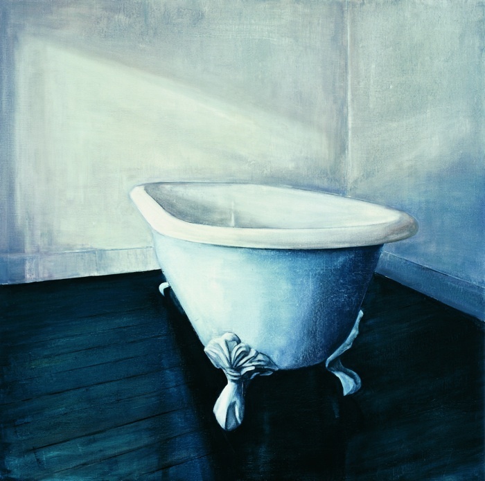 宋易格，《浴缸 三》， 2010, 布面油画， 150x150cm