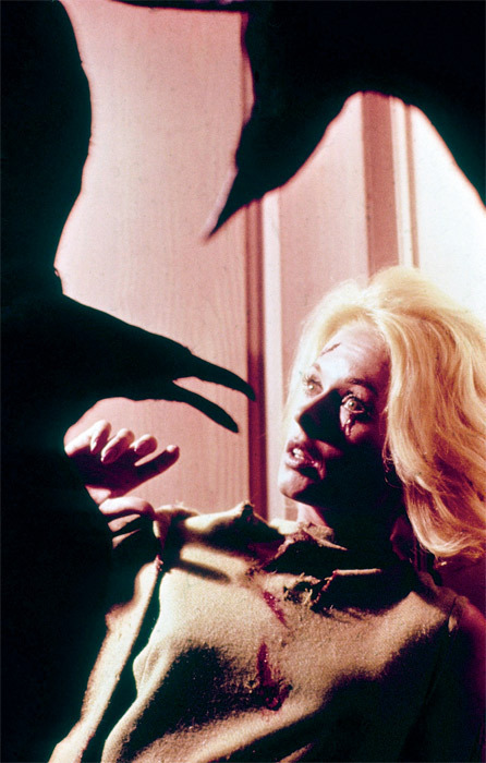 希区柯克、《鸟》、1963、35毫米彩色影片、119分钟。剧照。
Melanie Daniels （蒂比-海德莉）
