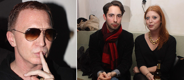 左: 总监Bruce LaBruce； 右: 策展人Michael Rade与艺术家Anne Guro Larsmon。