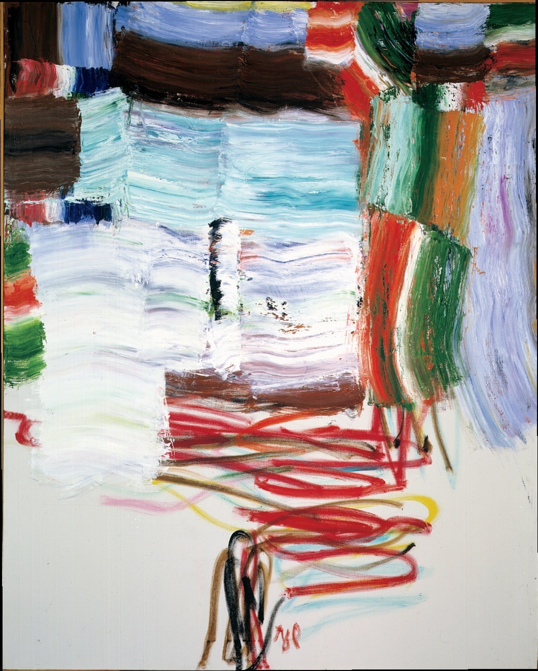 利希滕斯坦，《无题》，1959, 布面油画，152.7cm x 122.2cm。