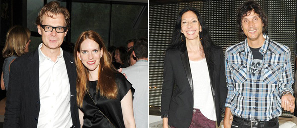 左：Dia主任Philippe Vergne与Lehmann Maupin的 Courtney Plummer；右：艺术家Inez van Lamsweerde与Vinoodh Matadin。