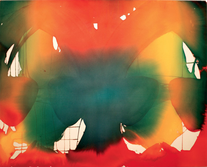 里兹·马库斯 《午夜的太阳》2007 丙烯油画 48 x 60".