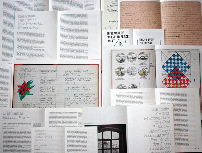 第十三届卡塞尔文献展《100份笔记－100个思想 》系列出版物（Hatje Cantz, 2011–12）的一部分。摄影：Dirk Schwarz。